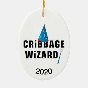 Décoration En Céramique Cribbage Wizard