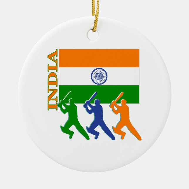 Décoration En Céramique Cricket Inde (Devant)