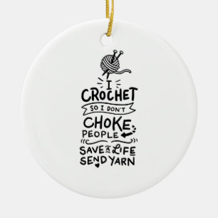 Décoration En Céramique Crocheter Crochet laine