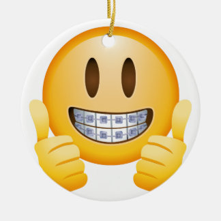 Décoration En Céramique Croisillons Geeky Emoji