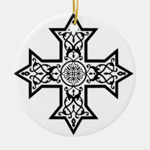 Décoration En Céramique Croix copte