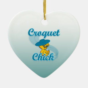 Décoration En Céramique Croquet Chick #3