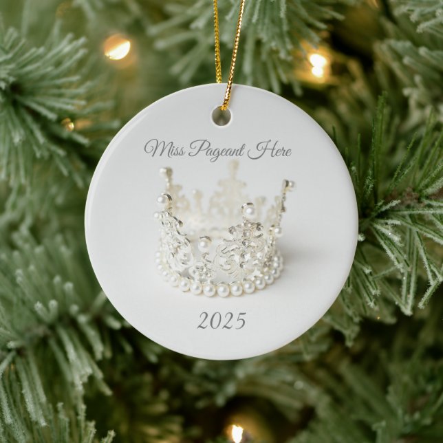 Décoration En Céramique Crown Christmas Ornament (Arbre)