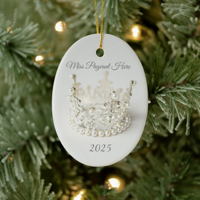 Décoration En Céramique Crown Christmas Ornament (Arbre)