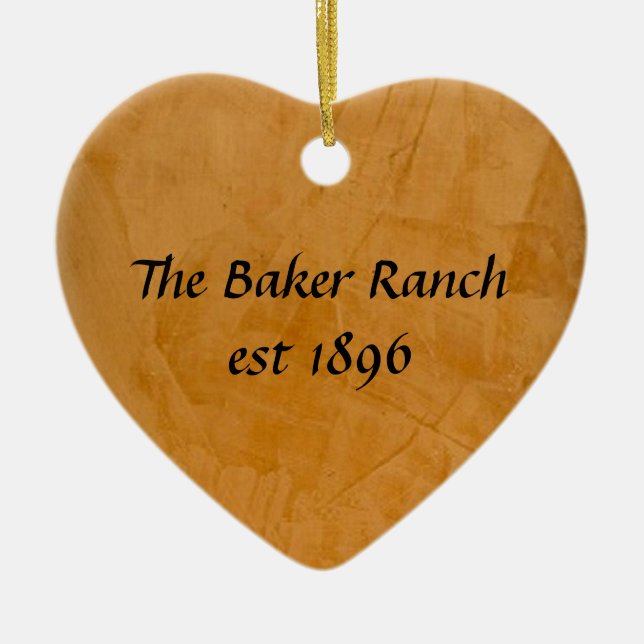 Décoration En Céramique Cuir tanné (Devant)