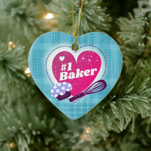 Décoration En Céramique Cuisine de vacances #1 numéro un boulanger Noël