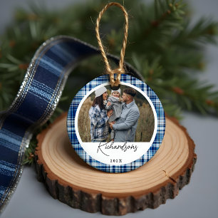 Décoration En Céramique Cuisine marine et toile bleue Plaid Photo famille