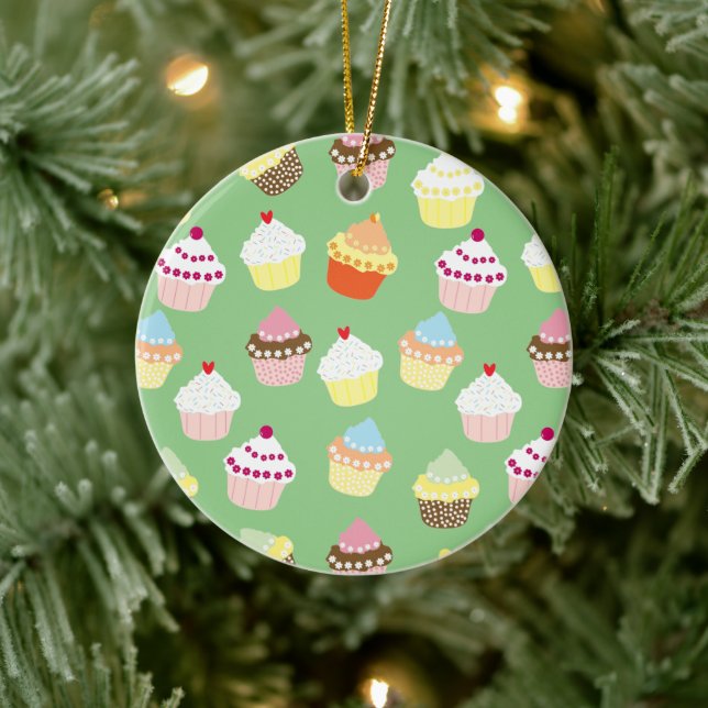 Décoration En Céramique Cupcakes Delicious Decorated Birthday (Arbre)
