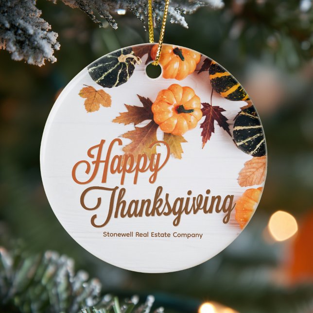 Décoration En Céramique Custom Business Thanksgiving Beau Citrouille (Créateur téléchargé)