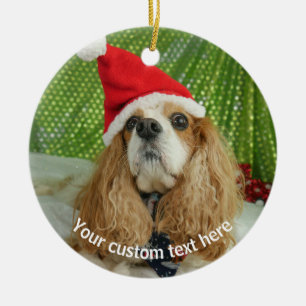 Décoration En Céramique Custom, Personalize Dog Ornament
