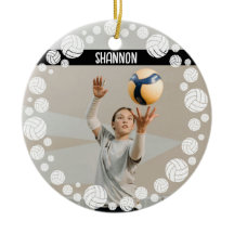 Custom Volleyball Picture Name Year 