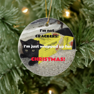 Décoration En Céramique Cute Kitten noir