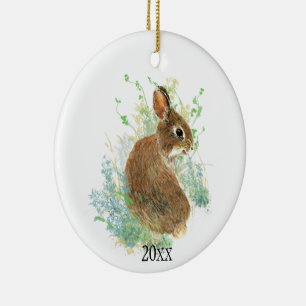 Décoration En Céramique Cute lapin lapin Animal animal animal animal de co