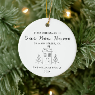 Décoration En Céramique Cute Moderne Minimaliste Premier Noël Nouveau Accu