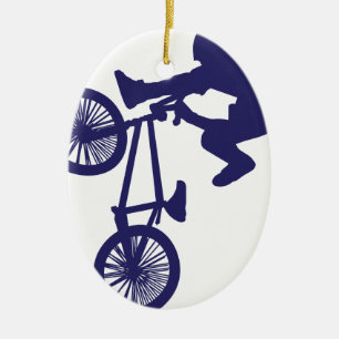 Décoration En Céramique Cycliste de BMX