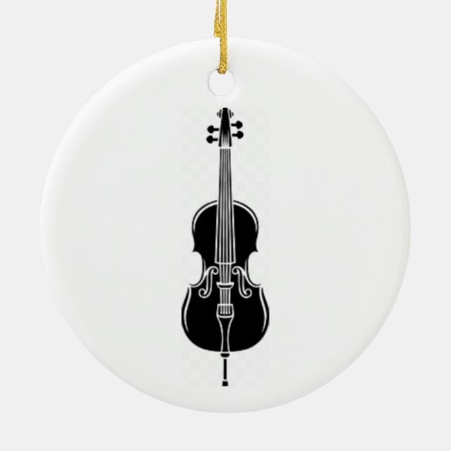 Décoration En Céramique CYOverture Cello Ornament (Dos)