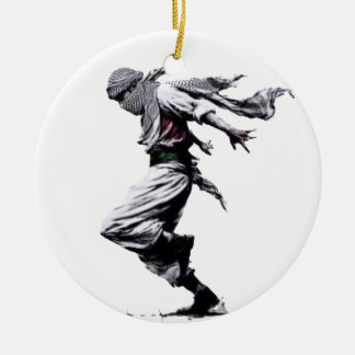 Décoration En Céramique Dance palestinienne Dabke