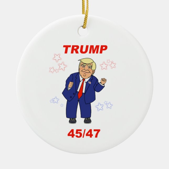 Décoration En Céramique Dancing Trump Design - 45/47 (Devant)