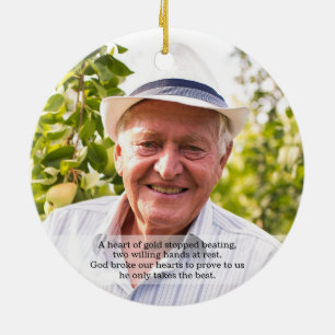 Décoration En Céramique Dans la sympathie funèbre de mémoire affectueuse -