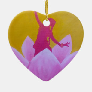 Décoration En Céramique Danseur de Lotus Kathak