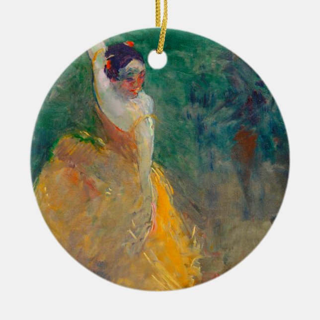 Décoration En Céramique Danseur Espagnol Par Henri De Toulouse Lautrec (Devant)