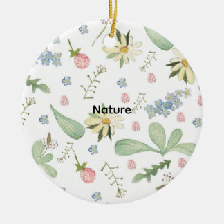 Décoration En Céramique Delicate floral pattern 