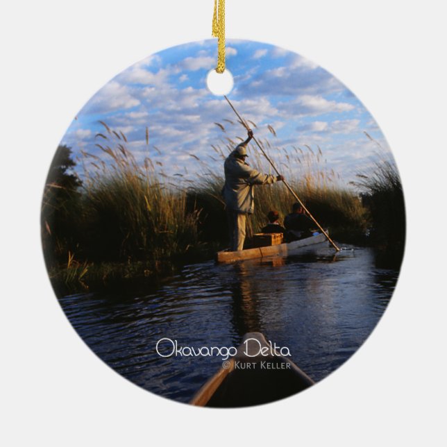 Décoration En Céramique Delta d'Okavango (Dos)