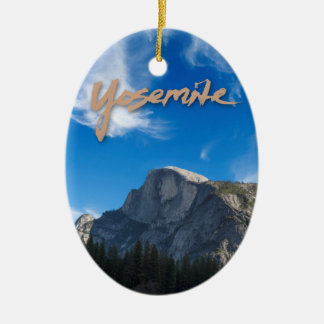 Décoration En Céramique Demi d'ornement de Yosemite de dôme