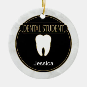 Décoration En Céramique 🦷 dentaire étudiant - Marbre blanc