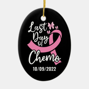 Décoration En Céramique Dernière journée de chimiothérapie Cancer du se