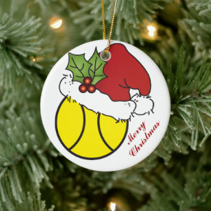 Décoration En Céramique Design de tennis de Noël mignon