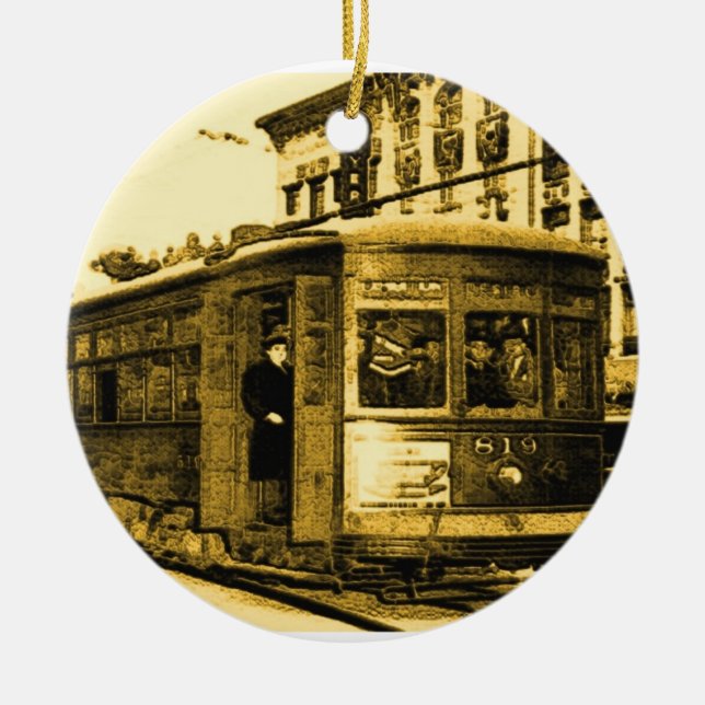 Décoration En Céramique Desire Streetcar sur Canal St (Devant)