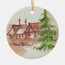 Dessin d'aquarelle original