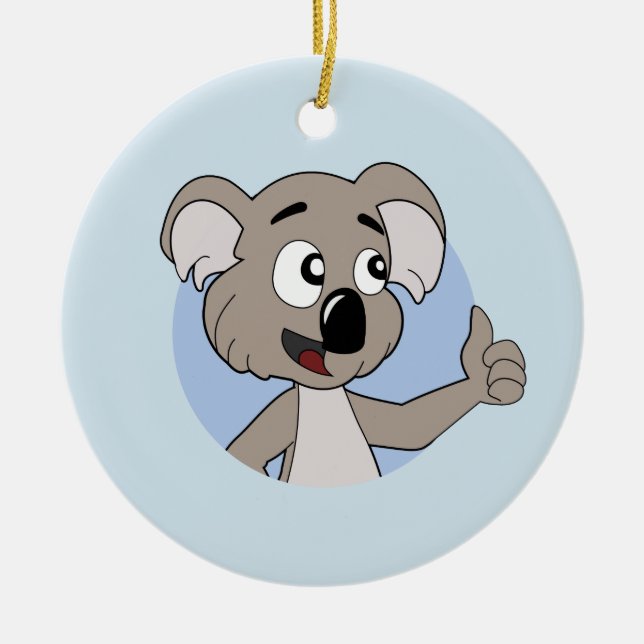 Décoration En Céramique Dessin de Koala bear (Devant)