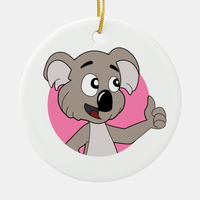 Décoration En Céramique Dessin de Koala bear (Devant)