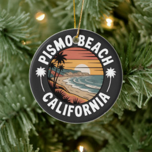 Décoration En Céramique Dessin de Pismo Beach, Californie