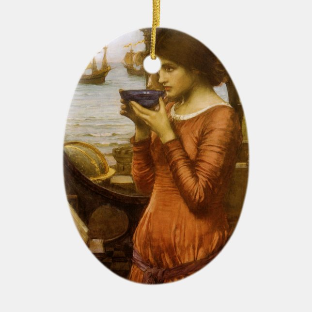 Décoration En Céramique Destiny par John William Waterhouse (Devant)