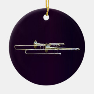 Décoration En Céramique Deux Trombones
