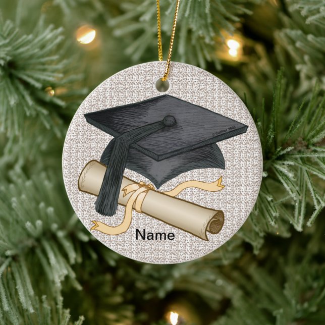 Décoration En Céramique Diplôme de diplôme d'études supérieures (Arbre)