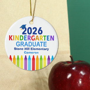 Décoration En Céramique Diplômé de la maternelle 2026 Photo de fin d'étude