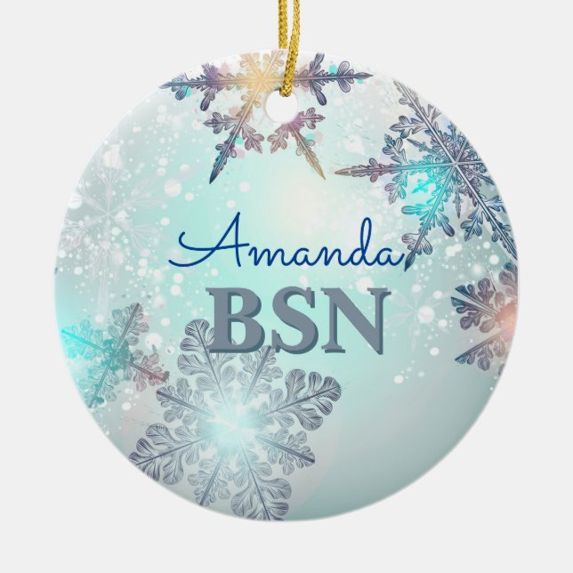 Décoration En Céramique Diplômé en soins infirmiers BSN  (Devant)