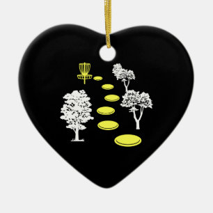 Décoration En Céramique Disque Golf Woods Disk Golfer cadeau