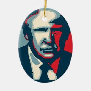 Décoration En Céramique donald trump nope