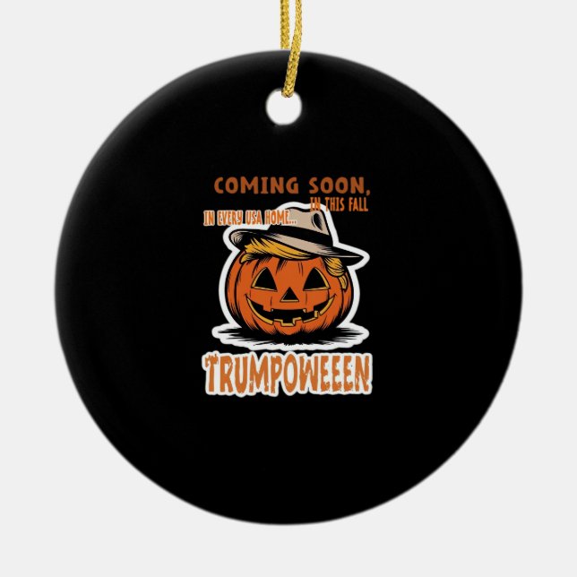 Décoration En Céramique Donald's Trumpkin Citrouille - Classique d'Hallowe (Devant)