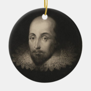 Décoration En Céramique Dramaturge William Shakespeare par Cornélius
