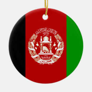Décoration En Céramique drapeau afghan