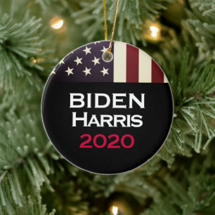 Décoration En Céramique Drapeau américain BIDEN HARRIS 2020