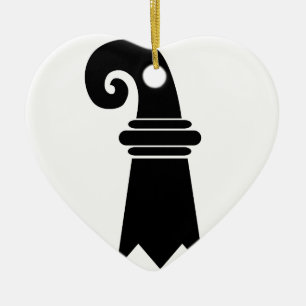 Décoration En Céramique Drapeau de Bâle, Suisse