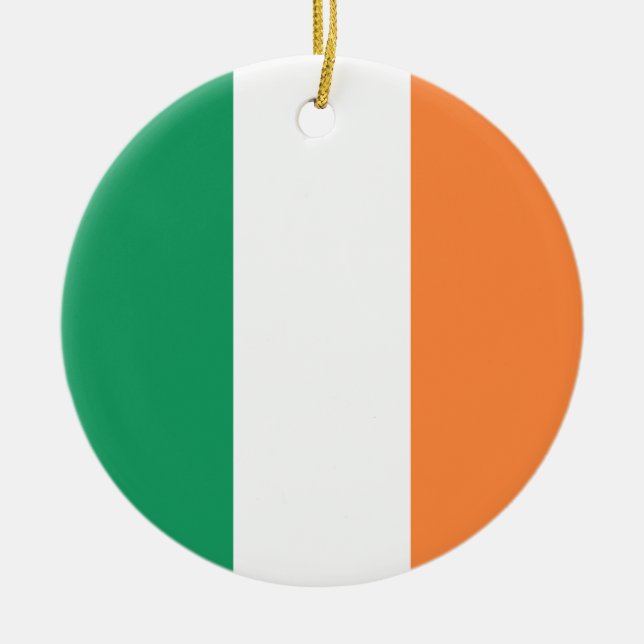 Décoration En Céramique Drapeau de l'Irlande (Devant)