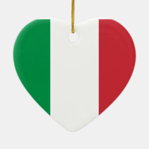 Décoration En Céramique Drapeau de l'Italie